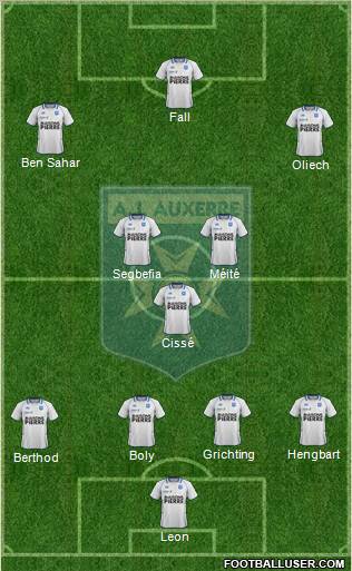 A.J. Auxerre Formation 2012