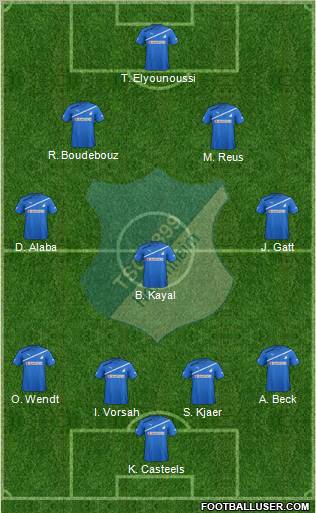 TSG 1899 Hoffenheim Formation 2012