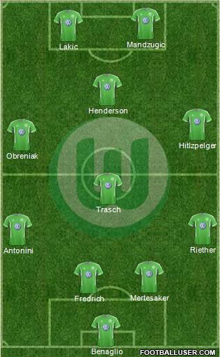 VfL Wolfsburg Formation 2012