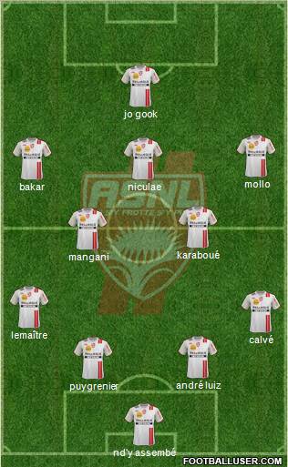 A.S. Nancy Lorraine Formation 2012