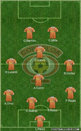 CD Cobreloa S.A.D.P. Formation 2012