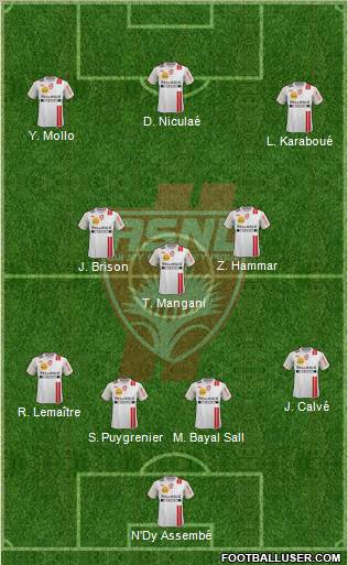 A.S. Nancy Lorraine Formation 2012