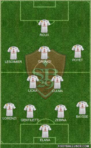 Stade Brestois 29 Formation 2012