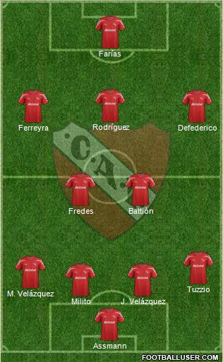 Independiente Formation 2012