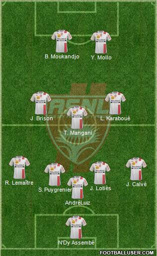 A.S. Nancy Lorraine Formation 2012