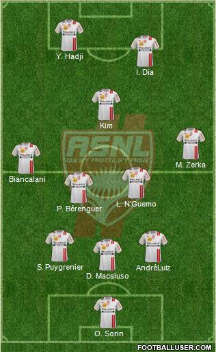 A.S. Nancy Lorraine Formation 2012