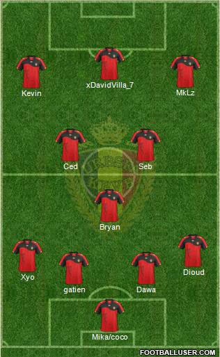 Belgium Formation 2012