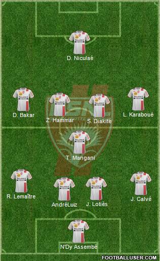 A.S. Nancy Lorraine Formation 2012