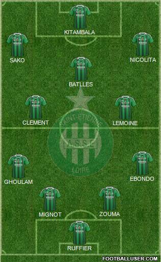 A.S. Saint-Etienne Formation 2012