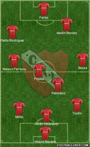 Independiente Formation 2012