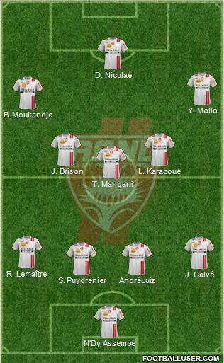 A.S. Nancy Lorraine Formation 2012