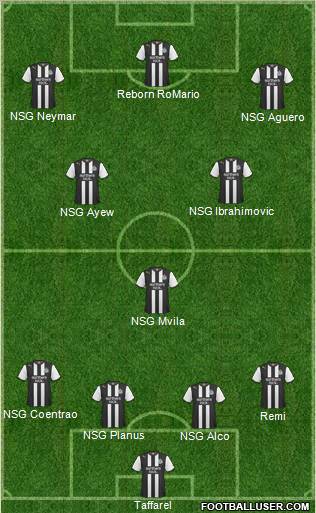 Newcastle United Formation 2012