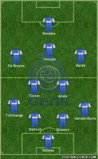 K Racing Club Genk Formation 2012