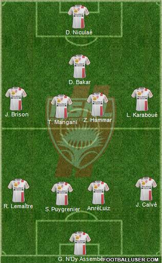 A.S. Nancy Lorraine Formation 2012