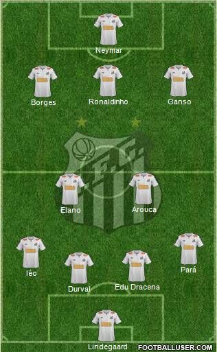 Santos FC Formation 2012