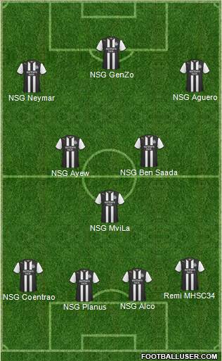 Newcastle United Formation 2012