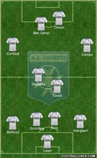 A.J. Auxerre Formation 2012