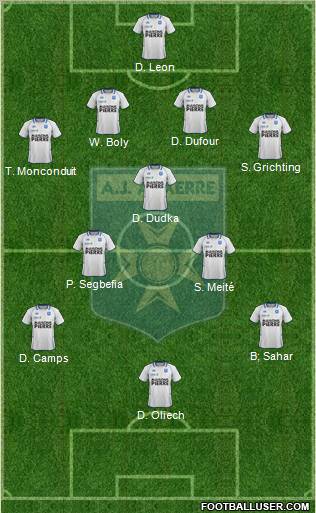 A.J. Auxerre Formation 2012