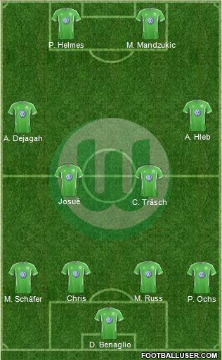 VfL Wolfsburg Formation 2012