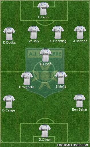 A.J. Auxerre Formation 2012