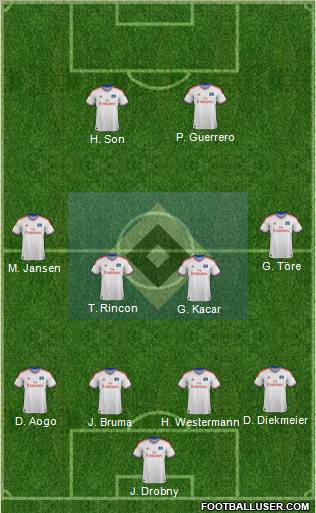 Hamburger SV Formation 2012