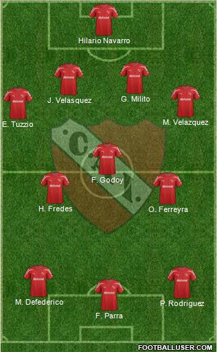 Independiente Formation 2012