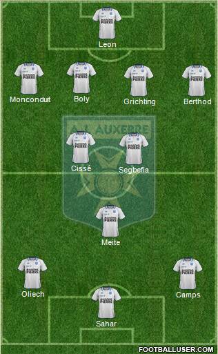 A.J. Auxerre Formation 2012