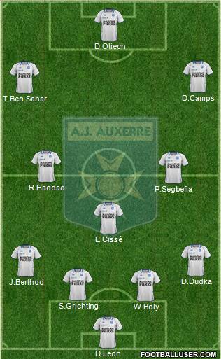 A.J. Auxerre Formation 2012