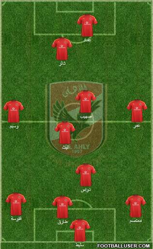 Al-Ahly Sporting Club Formation 2012