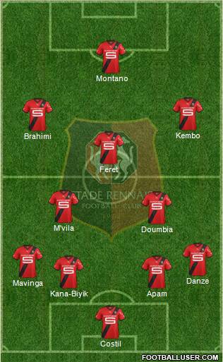 Stade Rennais Football Club Formation 2012