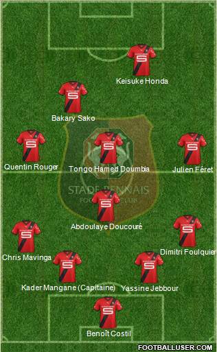 Stade Rennais Football Club Formation 2012