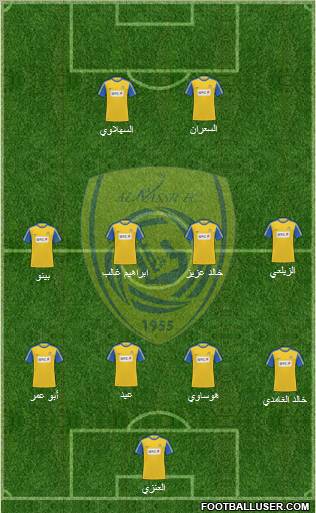 Al-Nassr (KSA) Formation 2012