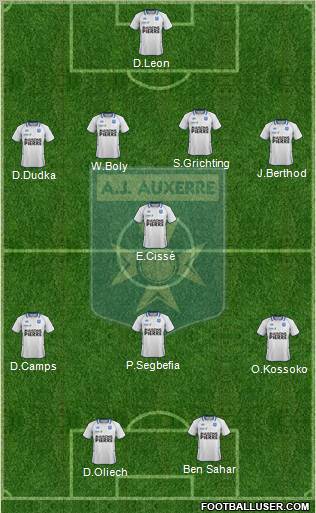 A.J. Auxerre Formation 2012