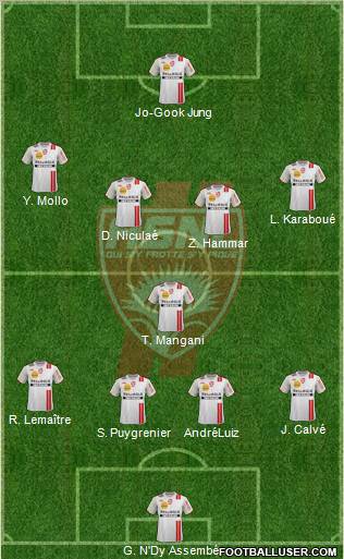 A.S. Nancy Lorraine Formation 2012