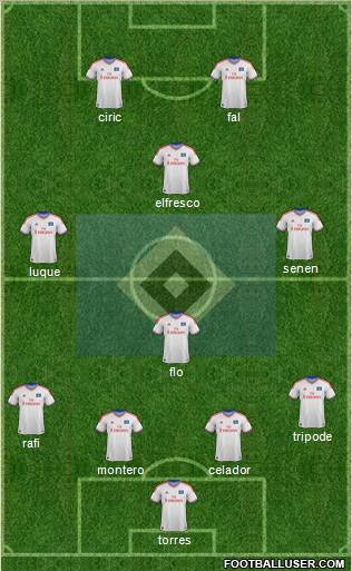 Hamburger SV Formation 2012