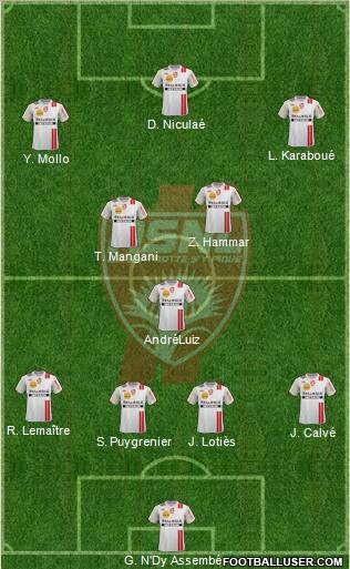 A.S. Nancy Lorraine Formation 2012