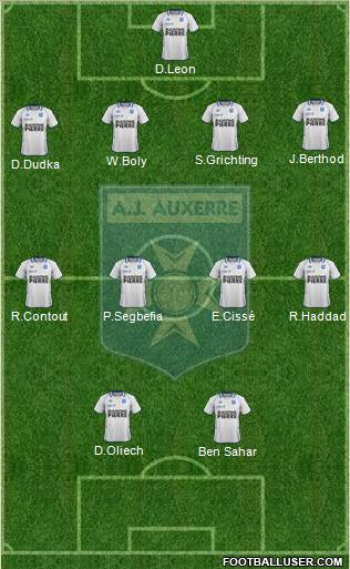 A.J. Auxerre Formation 2012