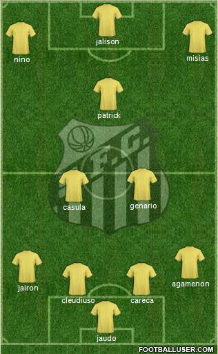 Santos FC (AP) Formation 2012