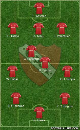 Independiente Formation 2012