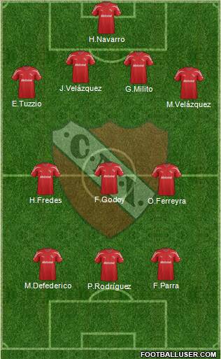 Independiente Formation 2012