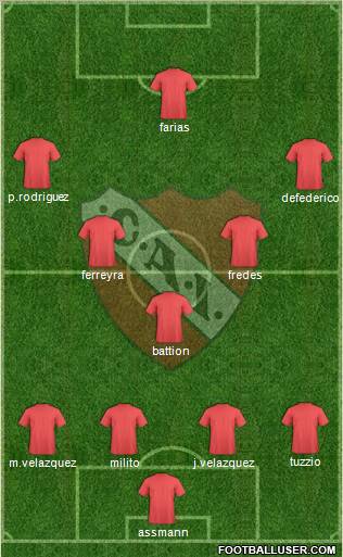 Independiente Formation 2012