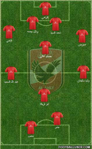 Al-Ahly Sporting Club Formation 2012