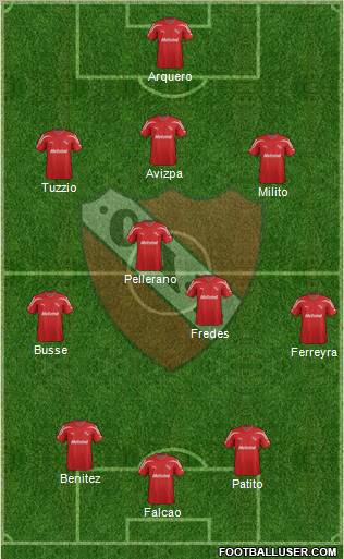 Independiente Formation 2012