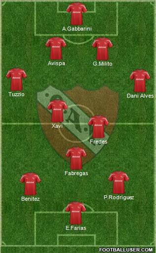 Independiente Formation 2012