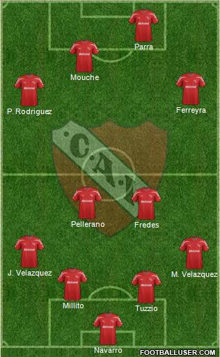 Independiente Formation 2012