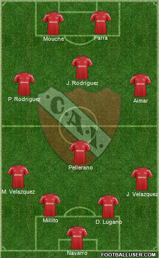 Independiente Formation 2012