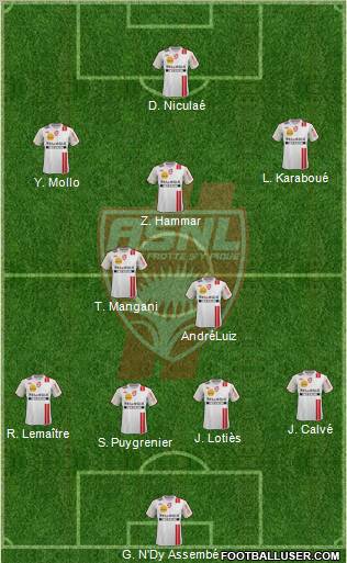 A.S. Nancy Lorraine Formation 2012