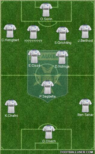 A.J. Auxerre Formation 2012