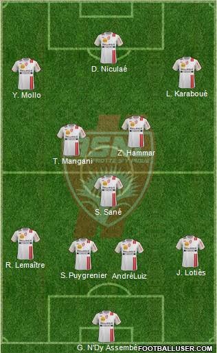 A.S. Nancy Lorraine Formation 2012