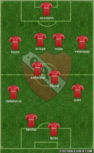 Independiente Formation 2012